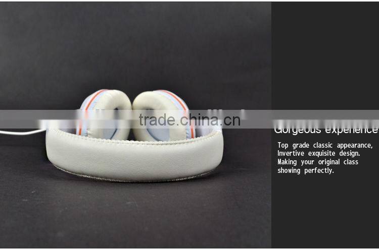 Headset factory over ear wired 3.5mm connectors stereo mp3 headphone