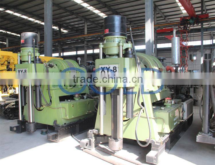 XY-8 big water bore well drilling rig for hydro power project