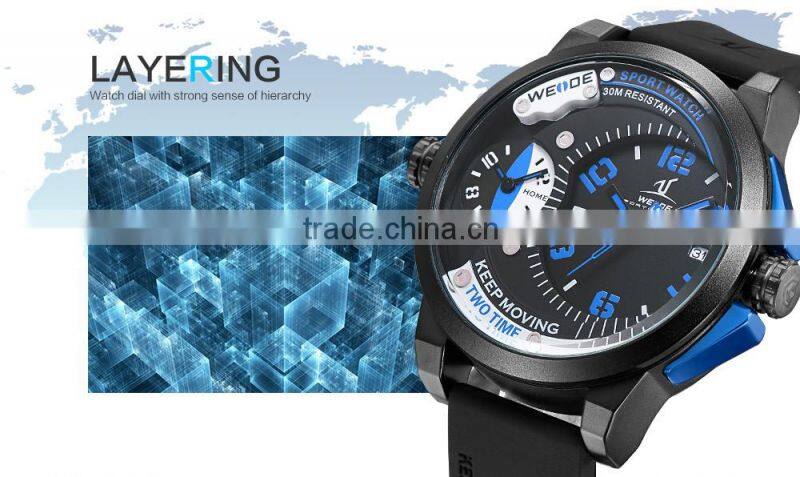 2016 Faishion Lcd display Silicone band Quantz watch Man watch Sport watch