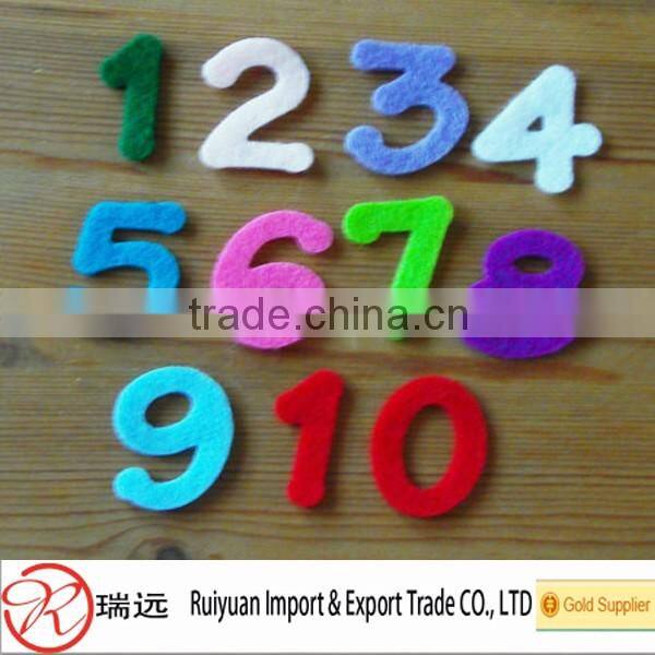 Top selling in the year 2016 good quality wholesale felt letter