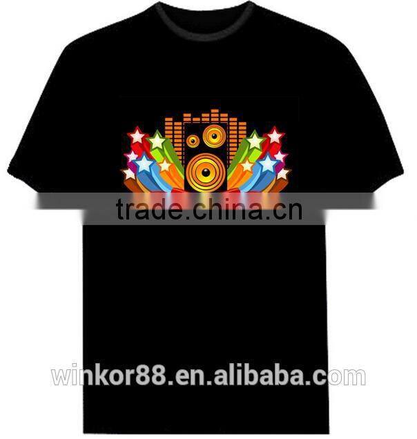 Professional Amazing advertising El t shirts for Christmas