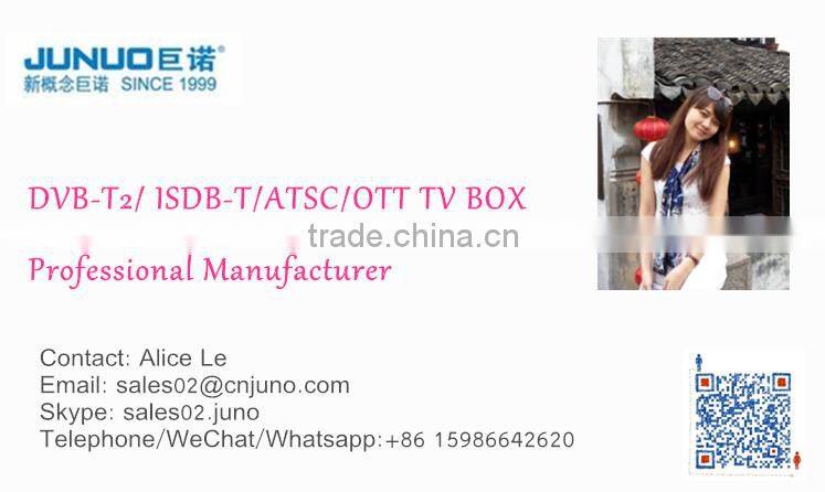 2016 Hot Product ATSC Digital TV Receiver MPEG4 Android Set Top Box for Mexico