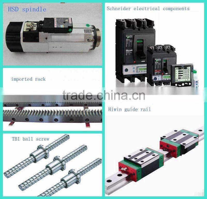 Fine long life granite stone engraving machine