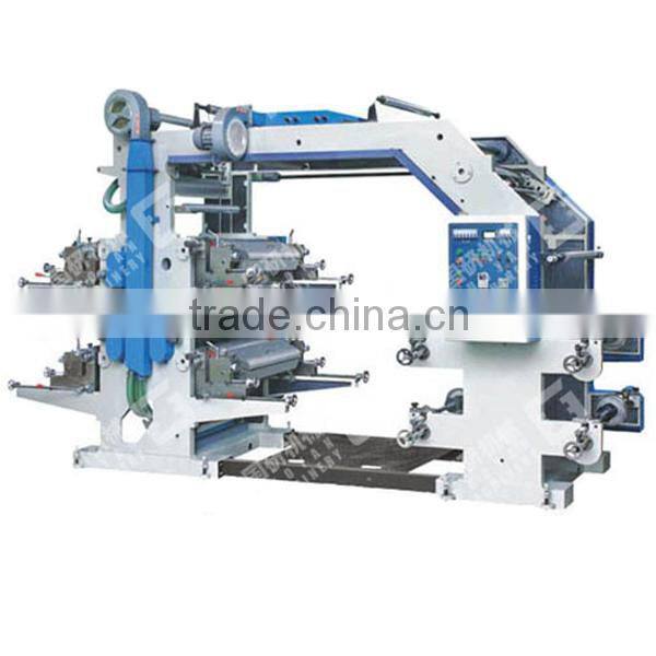 three four color flexographic printing machine