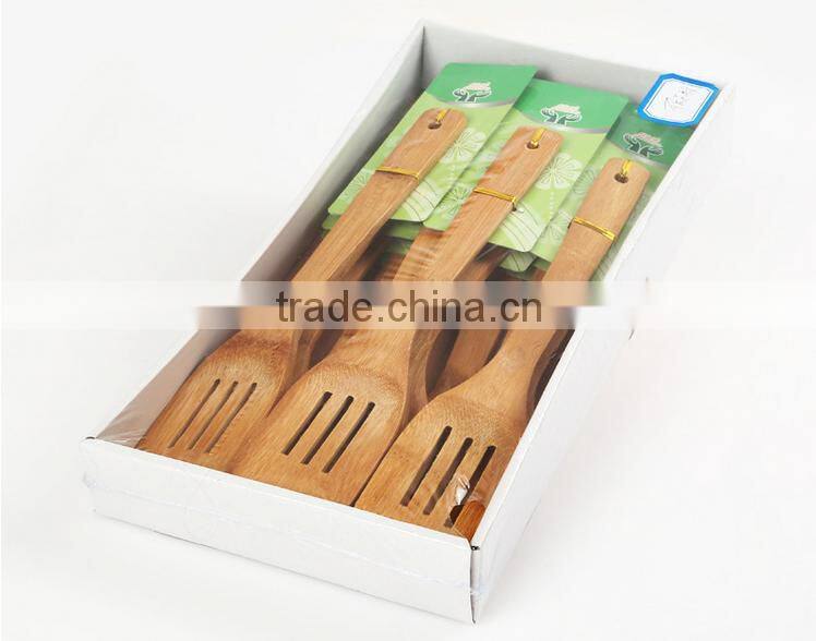 Bamboo kitchen utensil/Slotted turner