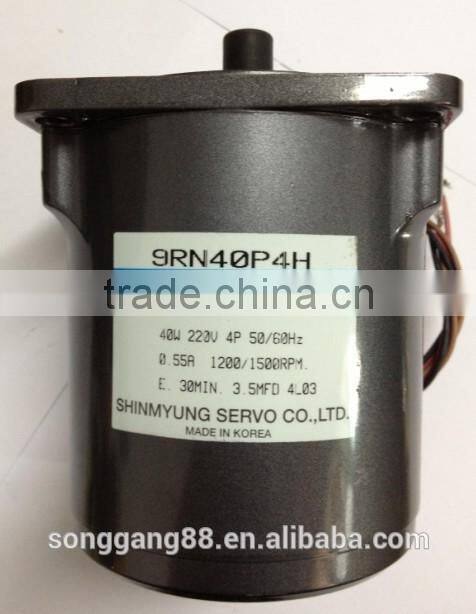 Single Phase 30MIN Duty AC SMS Gear Head Insulation Motor 9RN40P4H, AC Reversible Stepping Motor, Natural Cooling Motor