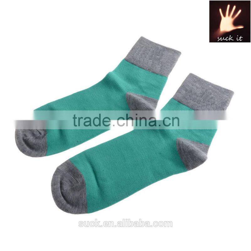 high quality custom Men's Shadow Gray Elite Wool Socks