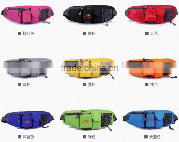 Sports adventure cycling Hiking Travel Water bottle pockets Waist Bag/ Water bottle pockets