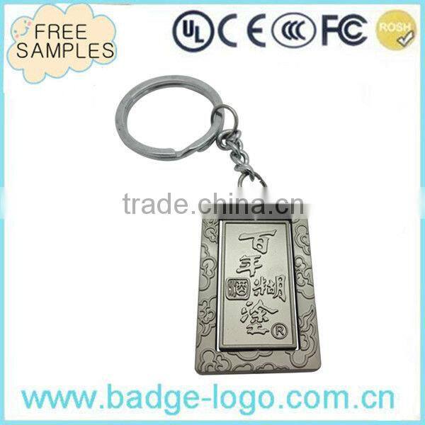 2016 Custom Glass Painting Keychain for Decoration