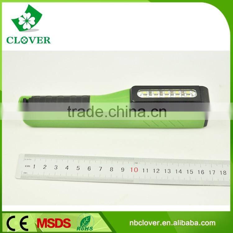 ABS 2*AAA battery(not include) with 4pcs magent led pen shape flashlight