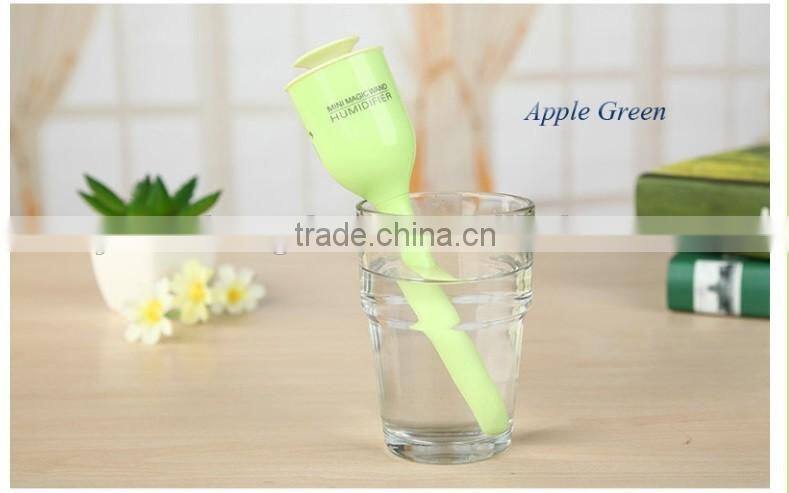 ABS material mini hand-held 30ml rechargeable magic wand nebulizer usb stick ultrasonic humidifier
