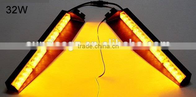 CAR WINDSHIELD LED STROBE FLASHING LIGHT,VISOR LED FLASH STROBE LIGHT (SR-LS-160T), 1W TOP BRIGHT TIR LED