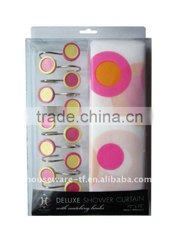 water wave pattern shower curtain,bath curtain,shower curtain