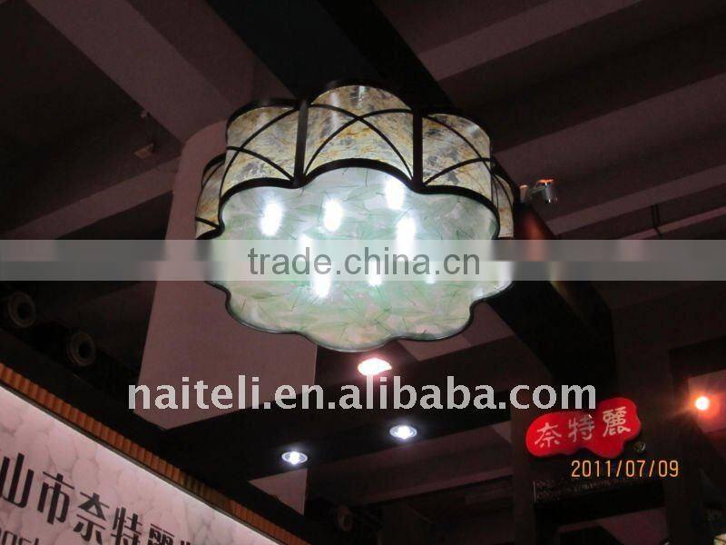 Mesh Image Decorative Acrylic Shower Doors