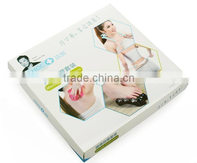 office and home plastic functional manual body massagers,manual neck,foot and body massager