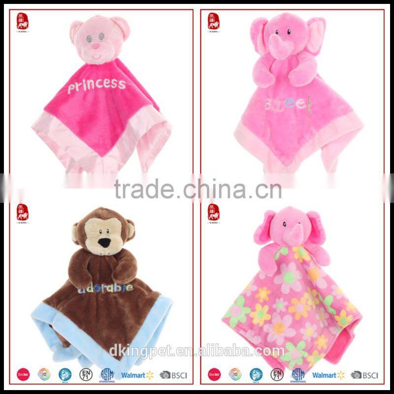 Elephant style fluffy touch Super soft baby comforter SEDEX 4