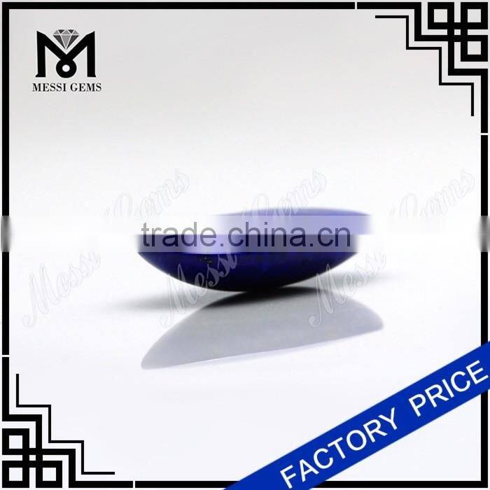 oval cabochon bead for jewelry natural precious Lapis lazuli