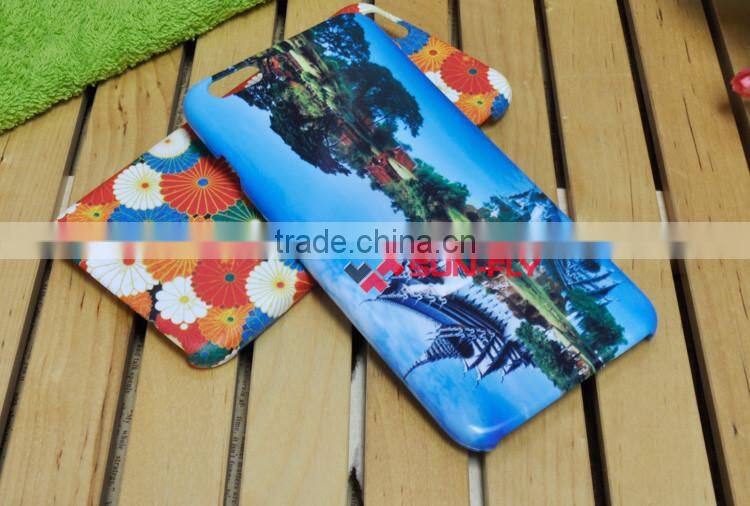 3d sublimation customized printable phone case for iphone 6 plus