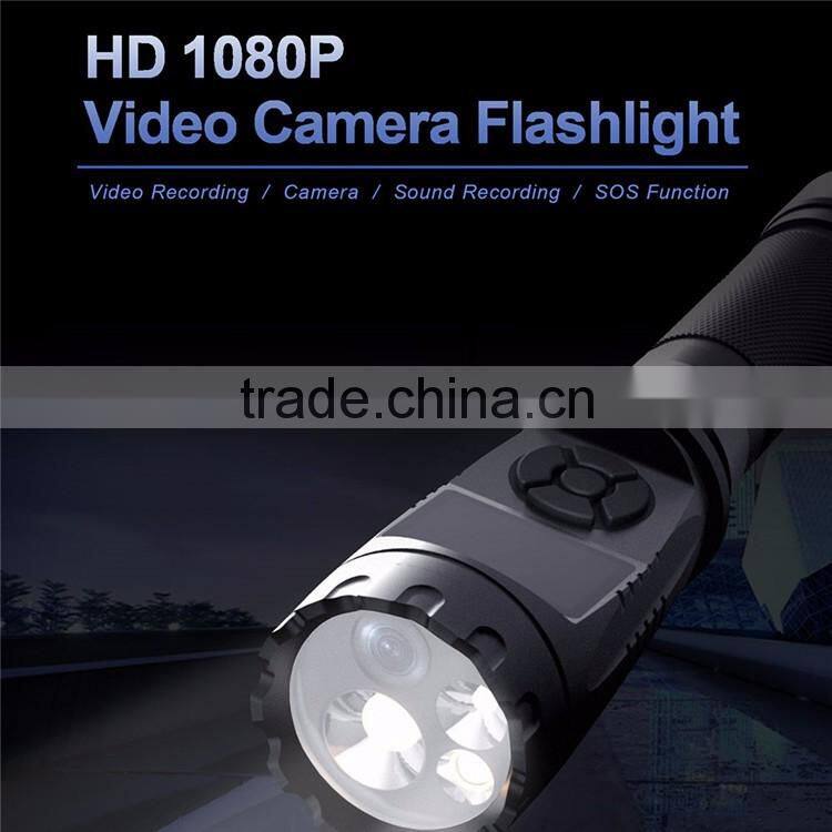 1.5" HD 1080P DVR Video Recorder Cam Camera Aluminum LED Flashlight