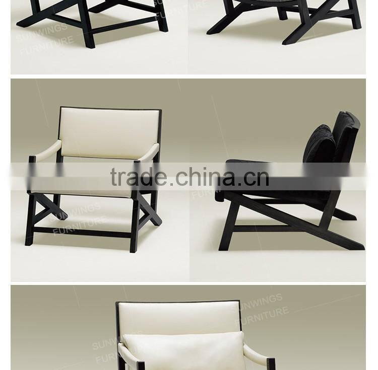 The new classic Modern Wood And Leather Leisure Chair
