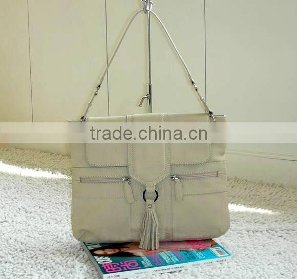 Wholesale women leather tote bag private label handbags leisure travel book bag messenger bag