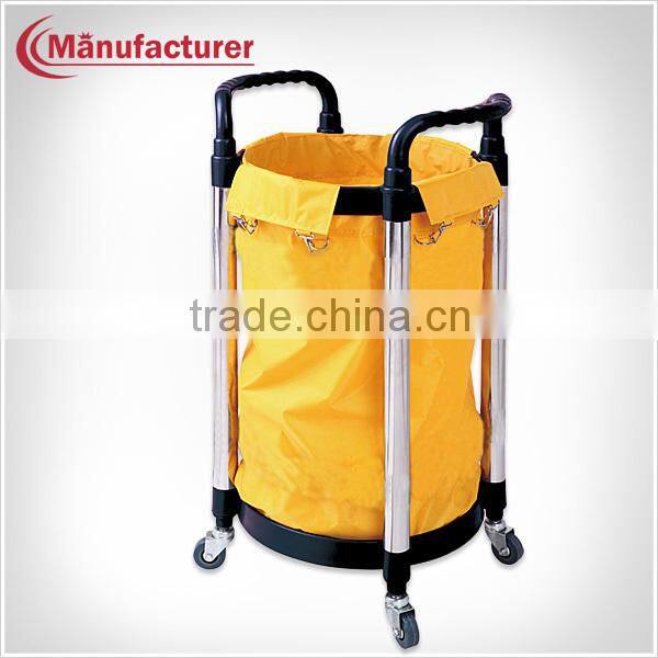 Removable Hotel New Develop Housekeeping Linen Hand Service Cart Trolley