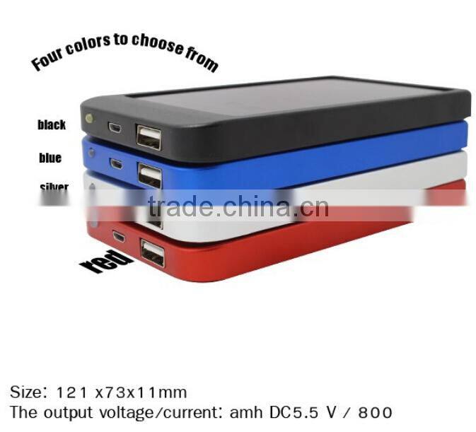 Solar Battery 5600MAH Mobile Phone Power Bank External Battery Charger for iPhone Samsung series
