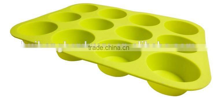 A02-21 Twelve Holes eco-friendly silicone mold for DIY cake mold baking & pastry mold