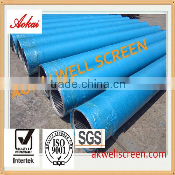 2014 new!stainless steel wedge wire screens/johnson v wire water well screen/filter screen
