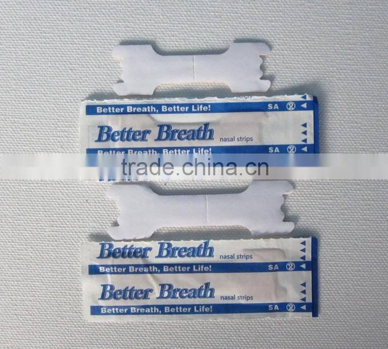 Free samples breathe better nasal dilator strip