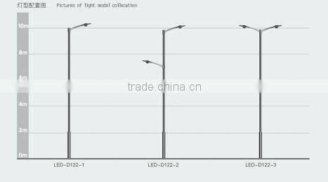 2015 Newly Designed Solar Powered Street Lights Solar Lights RAL Color Stardand