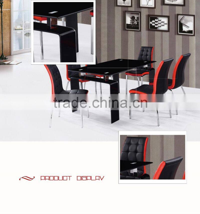 Glass Dining Table General Used Dining Room Furniture
