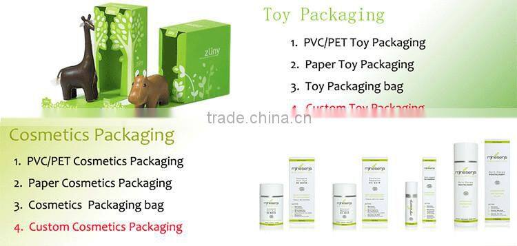 2016 promotional fashion design with window women underwear packaging box