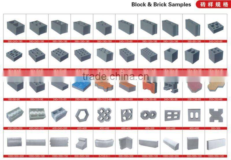QT10-15 forming machine concrete block making machine