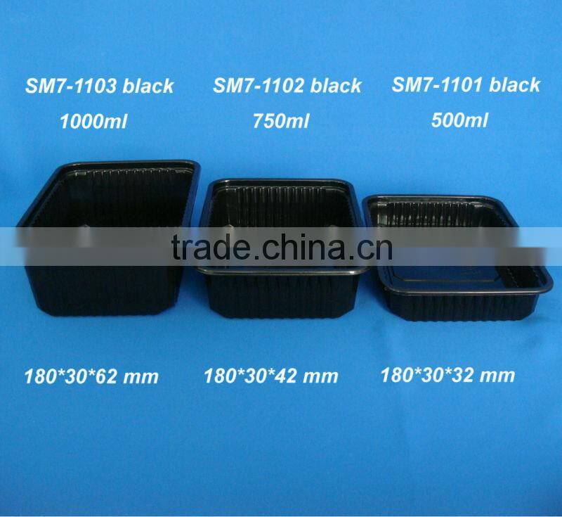 SM7-1102 white Frozen seafood tray aquatic product packaging Plastic tray