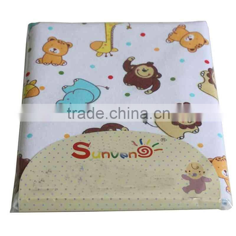 Cartoon Animals Patterned Portable Travel Changing pad