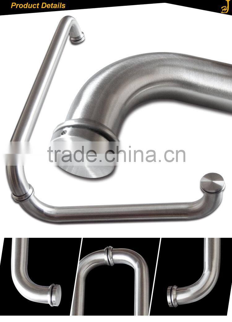China Wholesaler product size and high precision Stainless Steel Glass Door Pull Handle