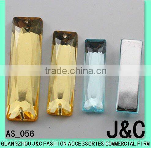 garment accessories crystal round shape acrylic stone