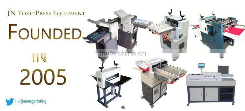 Hot melt glue book binder with roughener unitJN-40E