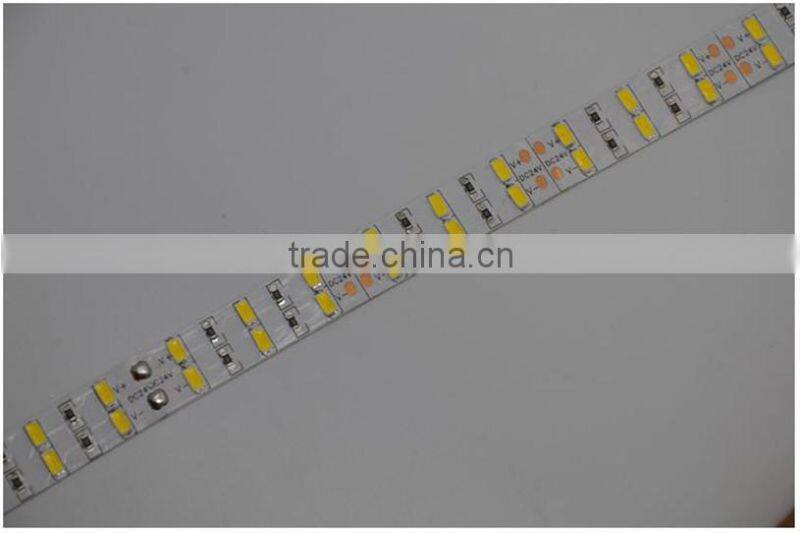 Hot Sale Double Row 30Watt DC24V 120Leds/M SMD 5630 Led Strip