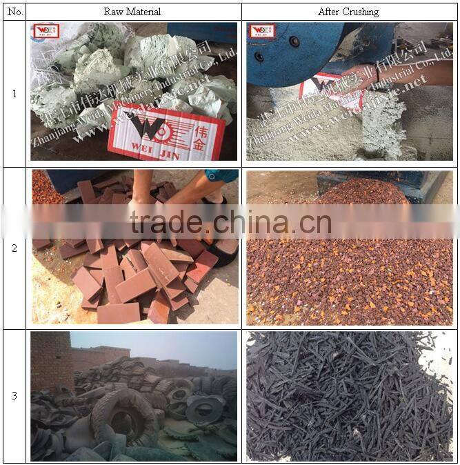 Waste tyre recycling machine for making rubber powder