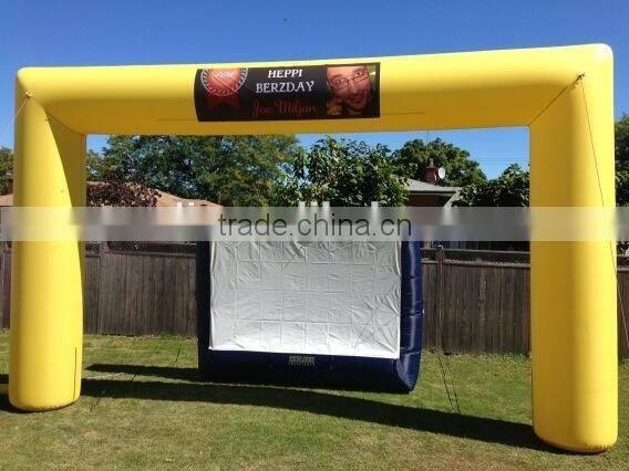 inflatable unive arch /inflatable line arch/pvc material arch