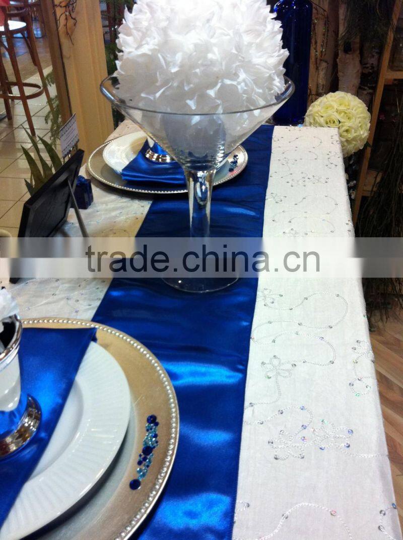 Low Price Satin Table Runner Wedding Table Runners