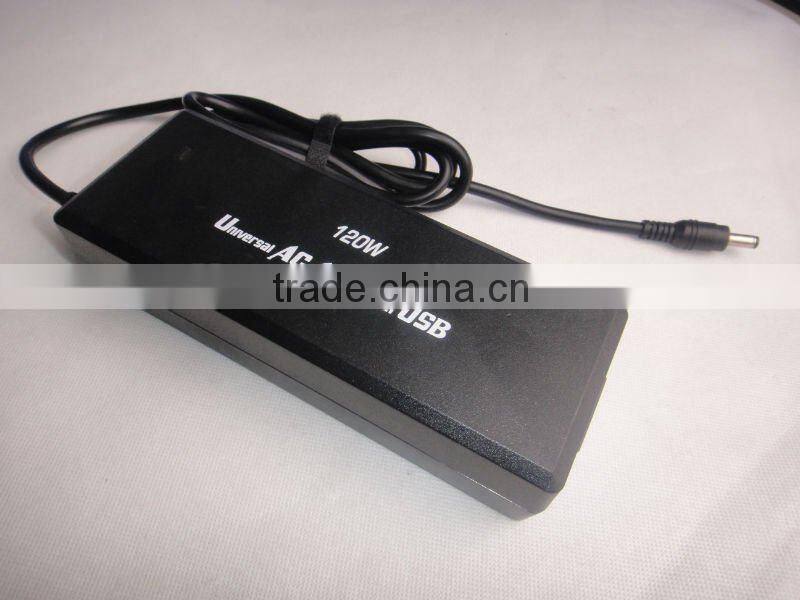 120w hi quality laptop Auotomatic universal AC adapter with USB/Swithching power adapter