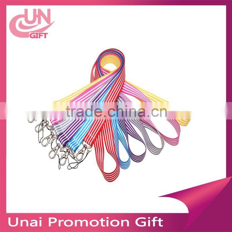 Customized Sublimation Printing Heart Satin Lanyard