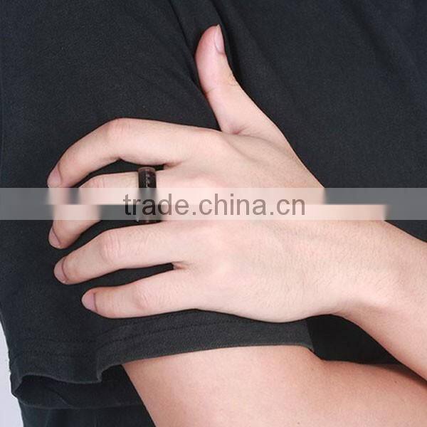 New Fashion Retro Fiber Tungsten Steel Ring