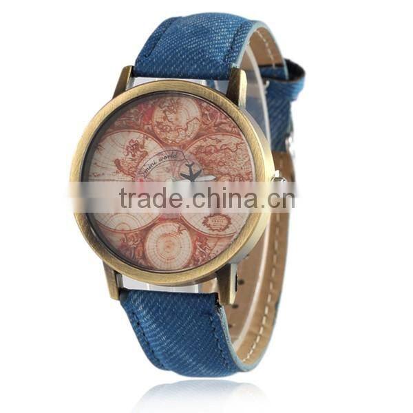 Newest Map Face Design Women Watch Wholesale