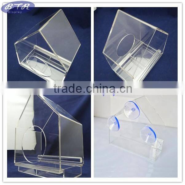 clear organic glass bird houses be hanging bird house on window