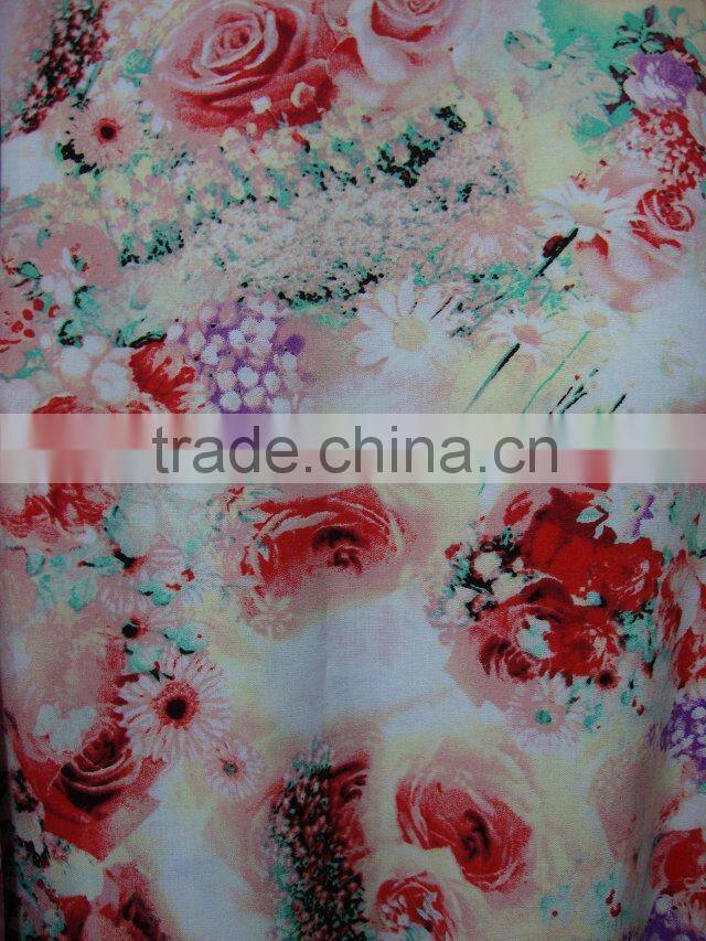 2014 Spring And Summer Digital Printing of Rayon Fabric