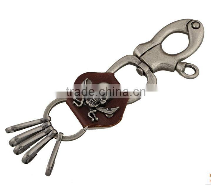 make leather keychain Vintage leather accessories